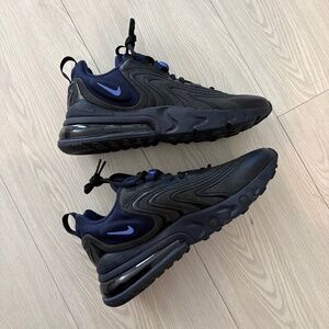 Nike Air Max 270 React Eng Men size 8 Black Sapphire